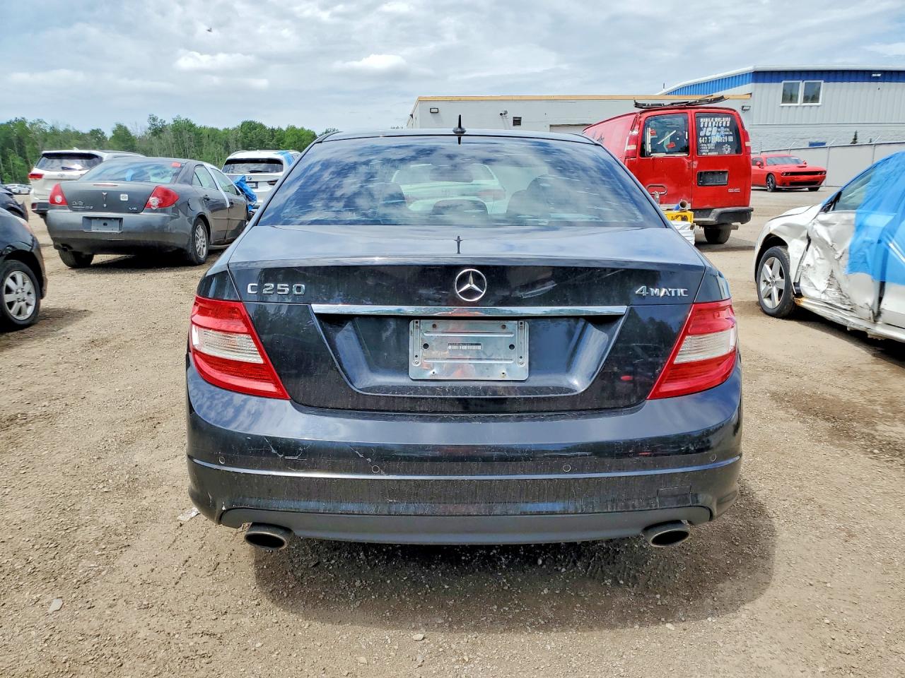 2011 Mercedes-benz C 250 4matic Black vin: WDDGF8FB3BA529255