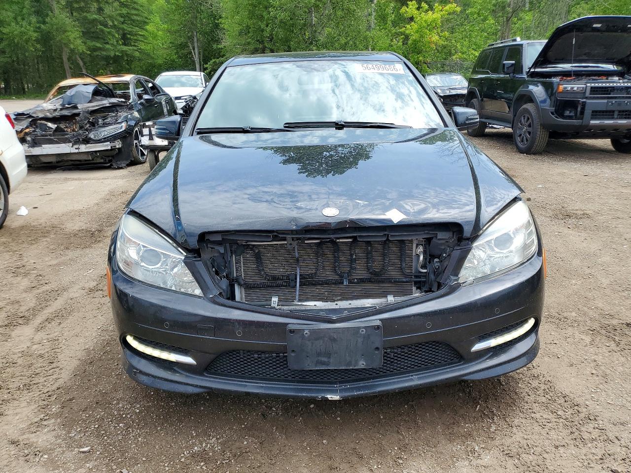 2011 Mercedes-benz C 250 4matic Black vin: WDDGF8FB3BA529255