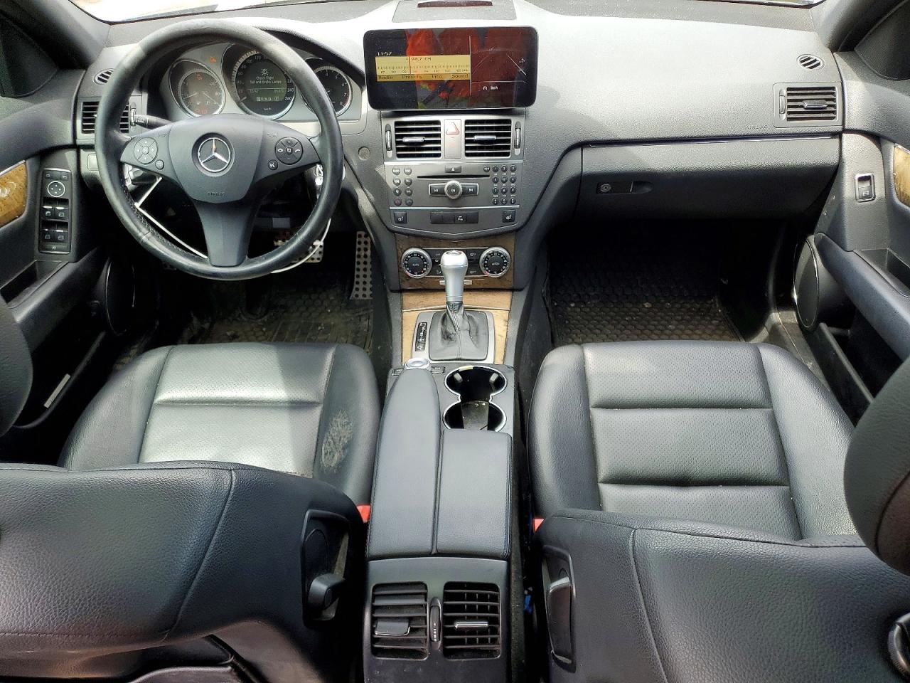 2011 Mercedes-benz C 250 4matic Black vin: WDDGF8FB3BA529255