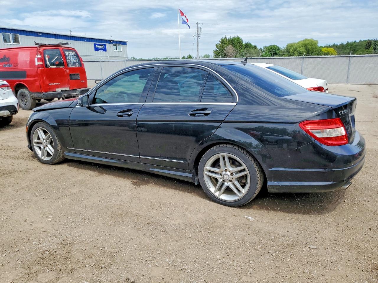 2011 Mercedes-benz C 250 4matic Black vin: WDDGF8FB3BA529255