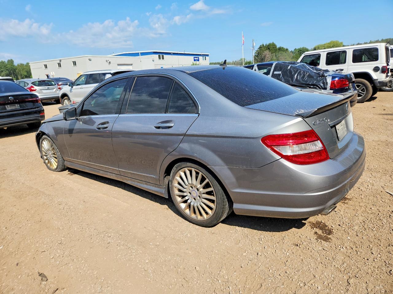 2011 Mercedes-benz C 250 4matic Silver vin: WDDGF8FB4BF548075