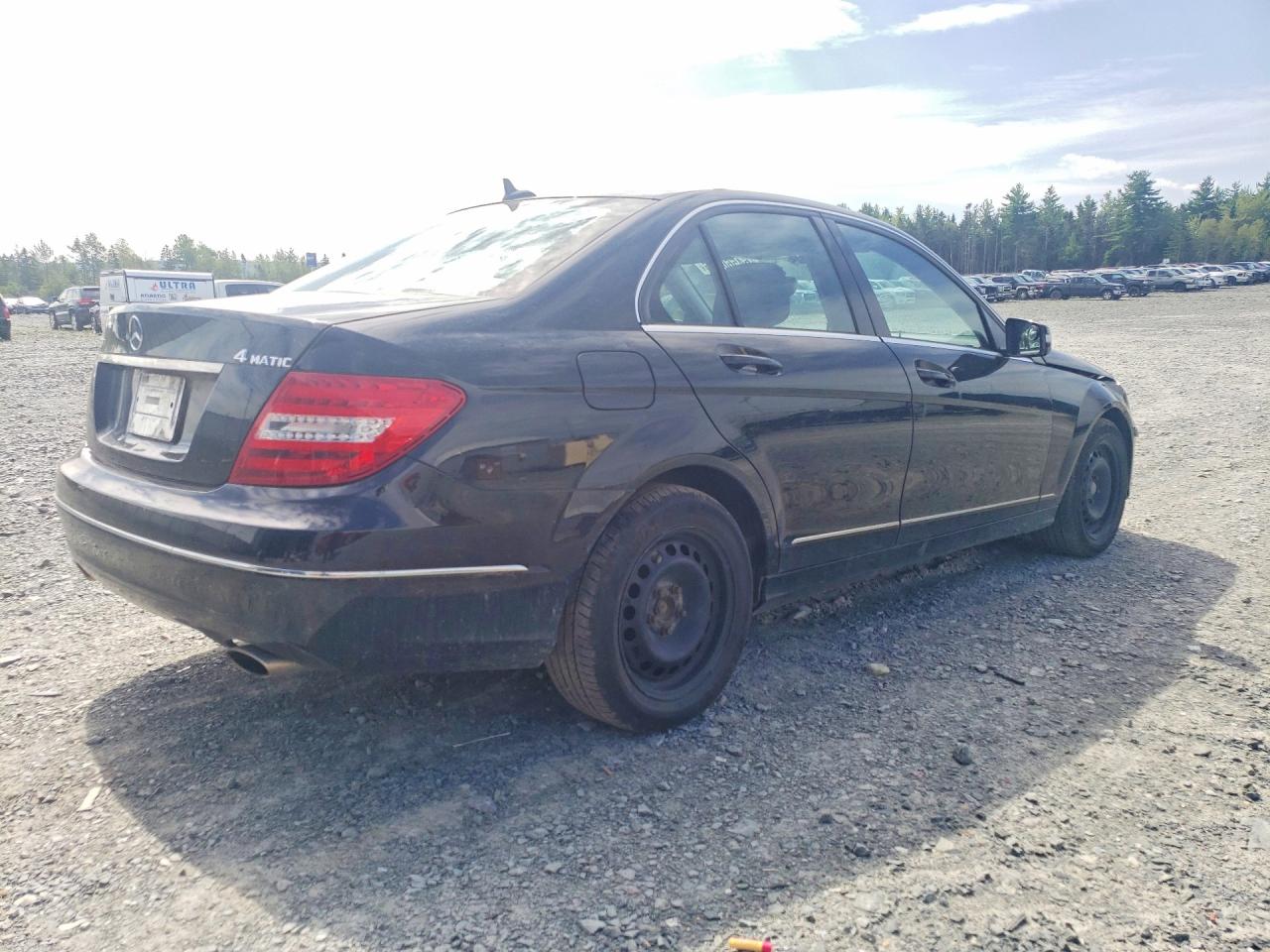 2012 Mercedes-benz Clc 2 Black vin: WDDGF8FB5CA708253