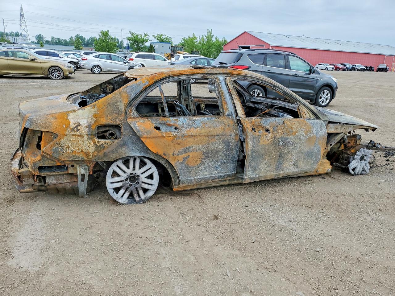 2011 Mercedes-benz C 250 4matic Burn vin: WDDGF8FB7BA518758