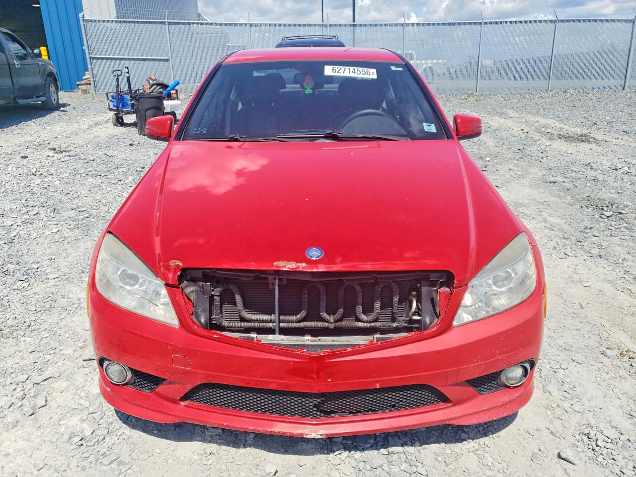 2010 Mercedes-benz C 250 4matic Red vin: WDDGF8FB8AF463822