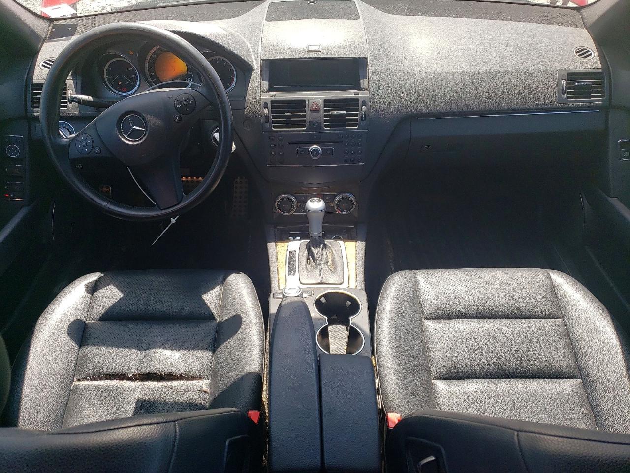 2010 Mercedes-benz C 250 4matic Red vin: WDDGF8FB8AF463822