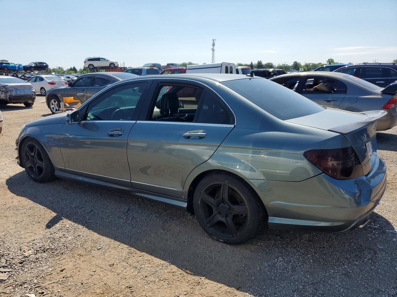 2012 Mercedes-benz C 250 4matic Gray vin: WDDGF8FB9CA648283