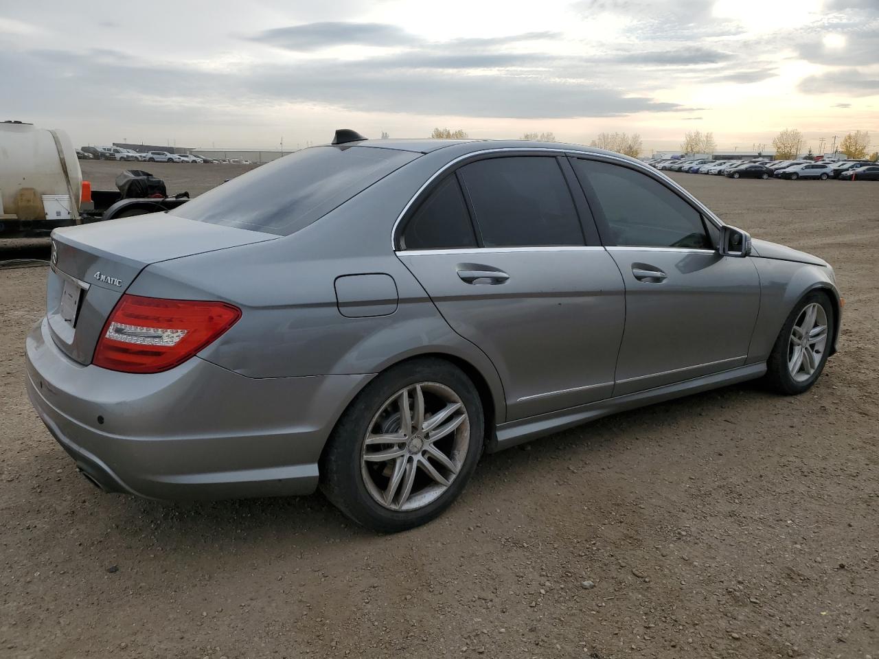 2012 Mercedes-benz C 250 4matic Gray vin: WDDGF8FB9CA700852