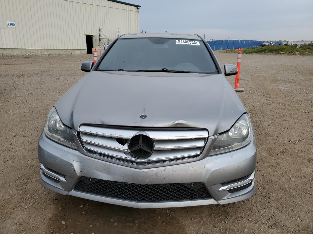 2012 Mercedes-benz C 250 4matic Gray vin: WDDGF8FB9CA700852