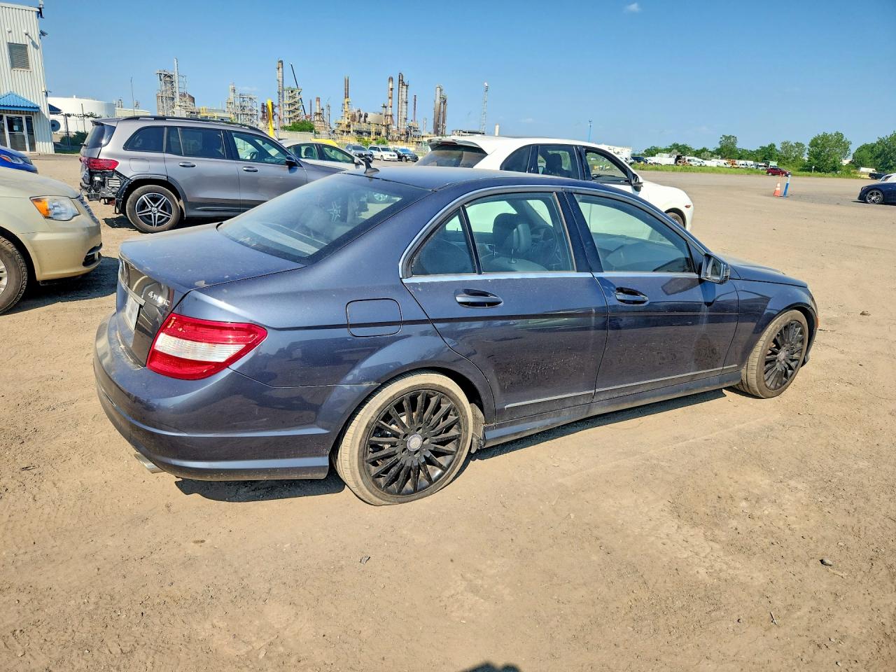 2011 Mercedes-benz C 250 4matic Gray vin: WDDGF8FBXBA496559