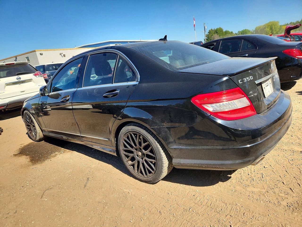 2010 Mercedes-benz C 350 4matic Черный vin: WDDGF8HB3AF507741