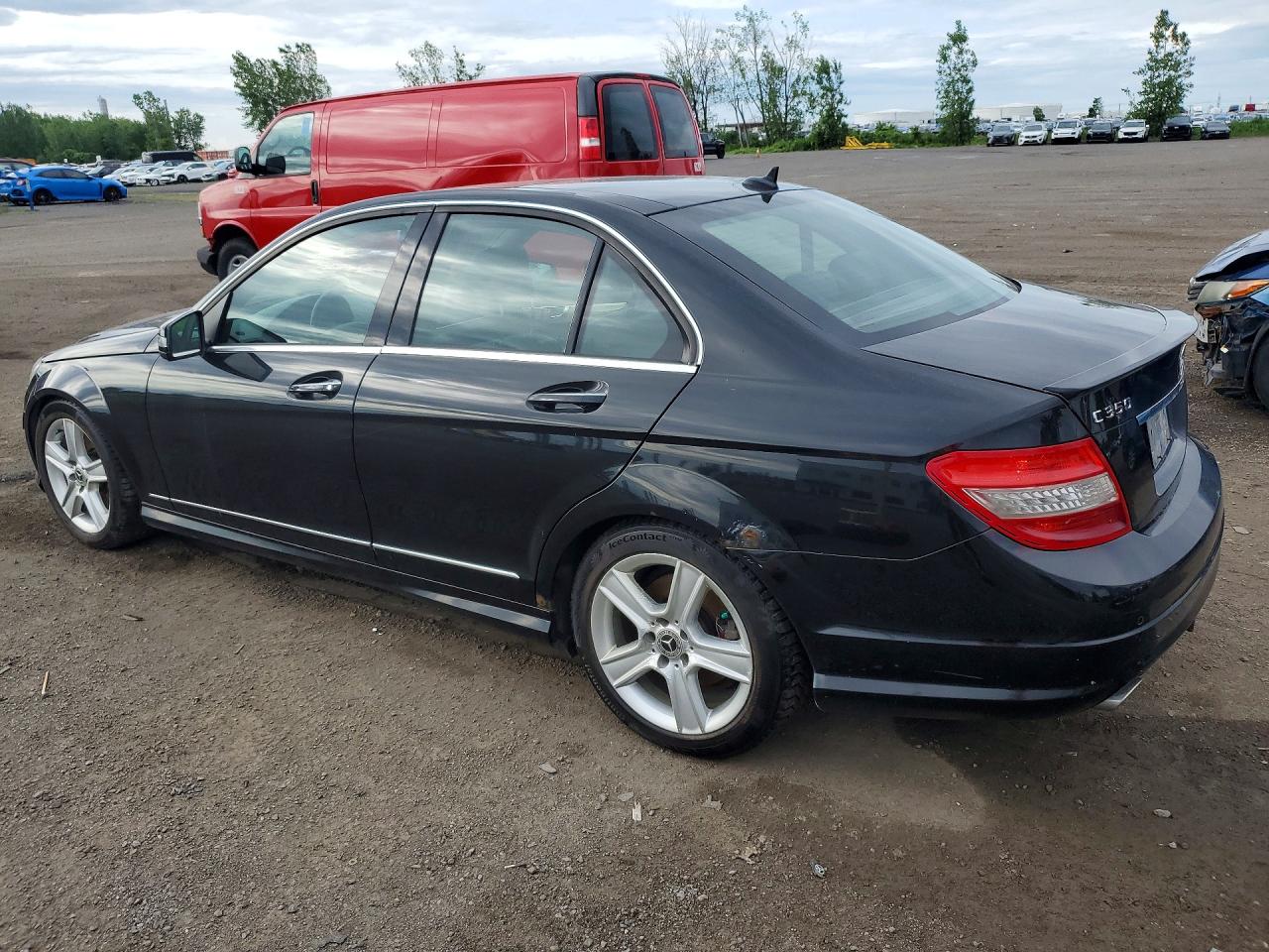 2010 Mercedes-benz C 350 4matic Black vin: WDDGF8HB4AF505464
