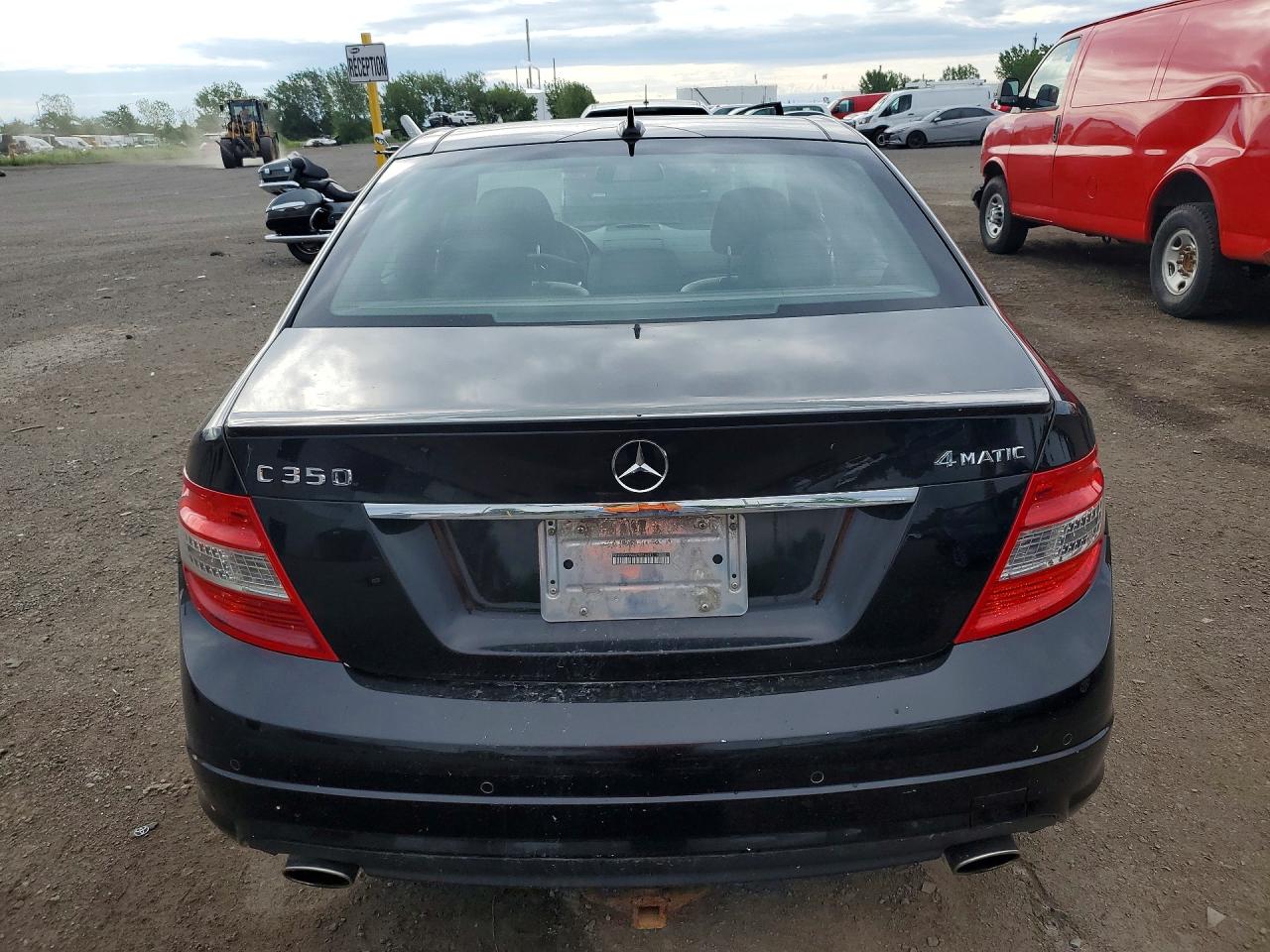 2010 Mercedes-benz C 350 4matic Black vin: WDDGF8HB4AF505464