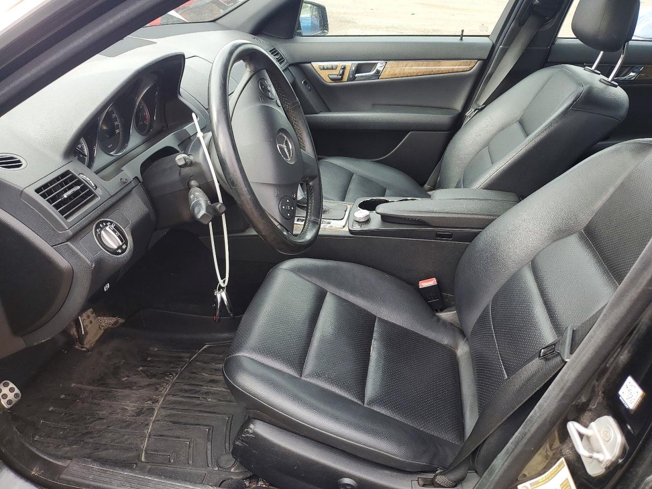 2010 Mercedes-benz C 350 4matic Black vin: WDDGF8HB4AF505464