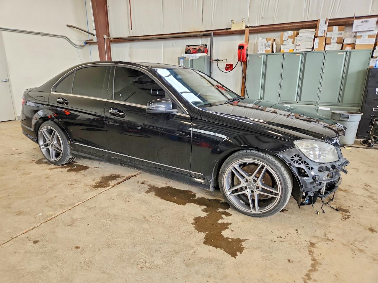 2010 Mercedes-benz C 350 4matic Black vin: WDDGF8HB5AF508034
