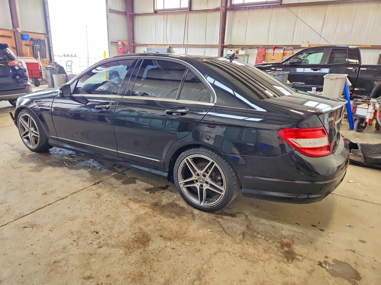 2010 Mercedes-benz C 350 4matic Black vin: WDDGF8HB5AF508034