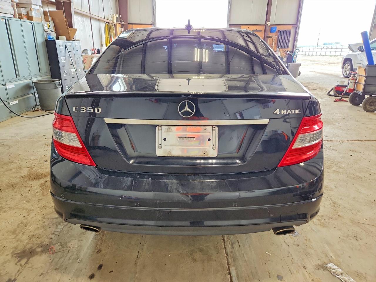 2010 Mercedes-benz C 350 4matic Black vin: WDDGF8HB5AF508034