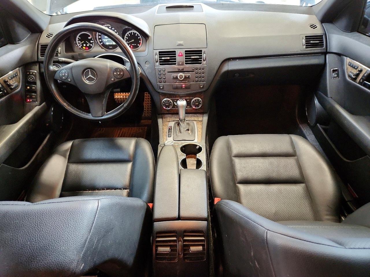 2010 Mercedes-benz C 350 4matic Black vin: WDDGF8HB5AF508034
