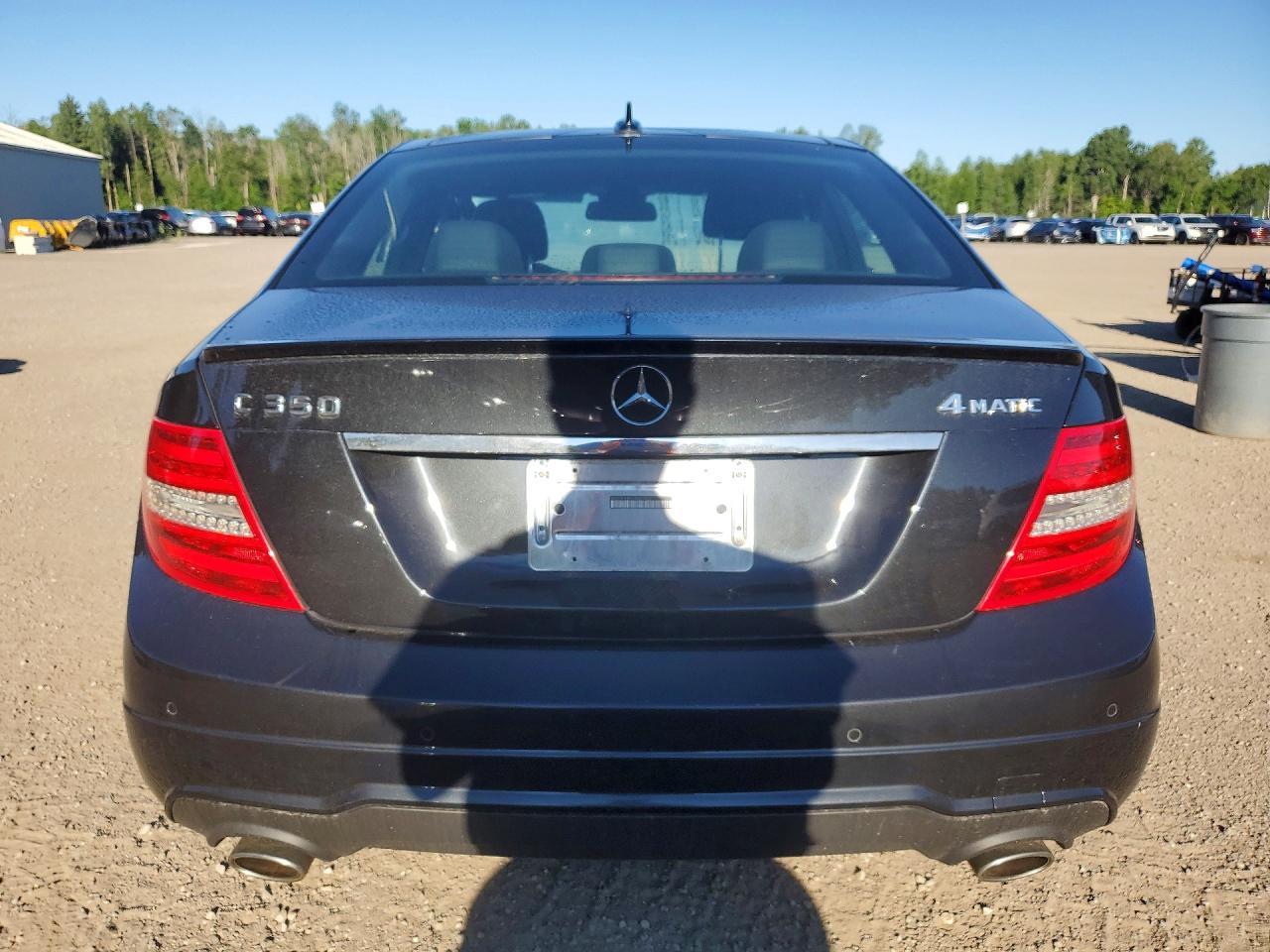 2012 Mercedes-benz C 350 4matic Black vin: WDDGF8JB0CA601022