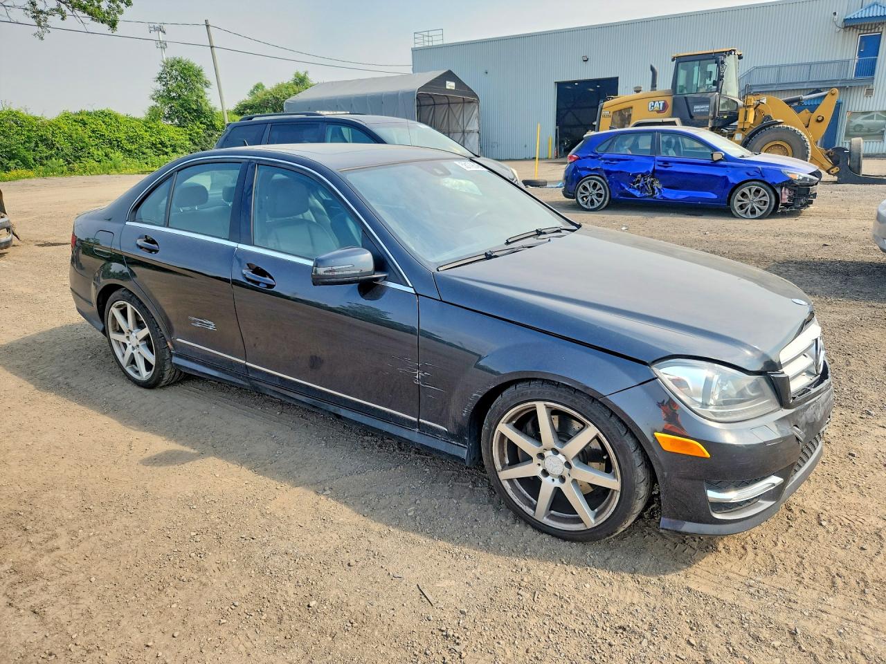 2013 Mercedes-benz C 350 4matic Blue vin: WDDGF8JB5DA797802