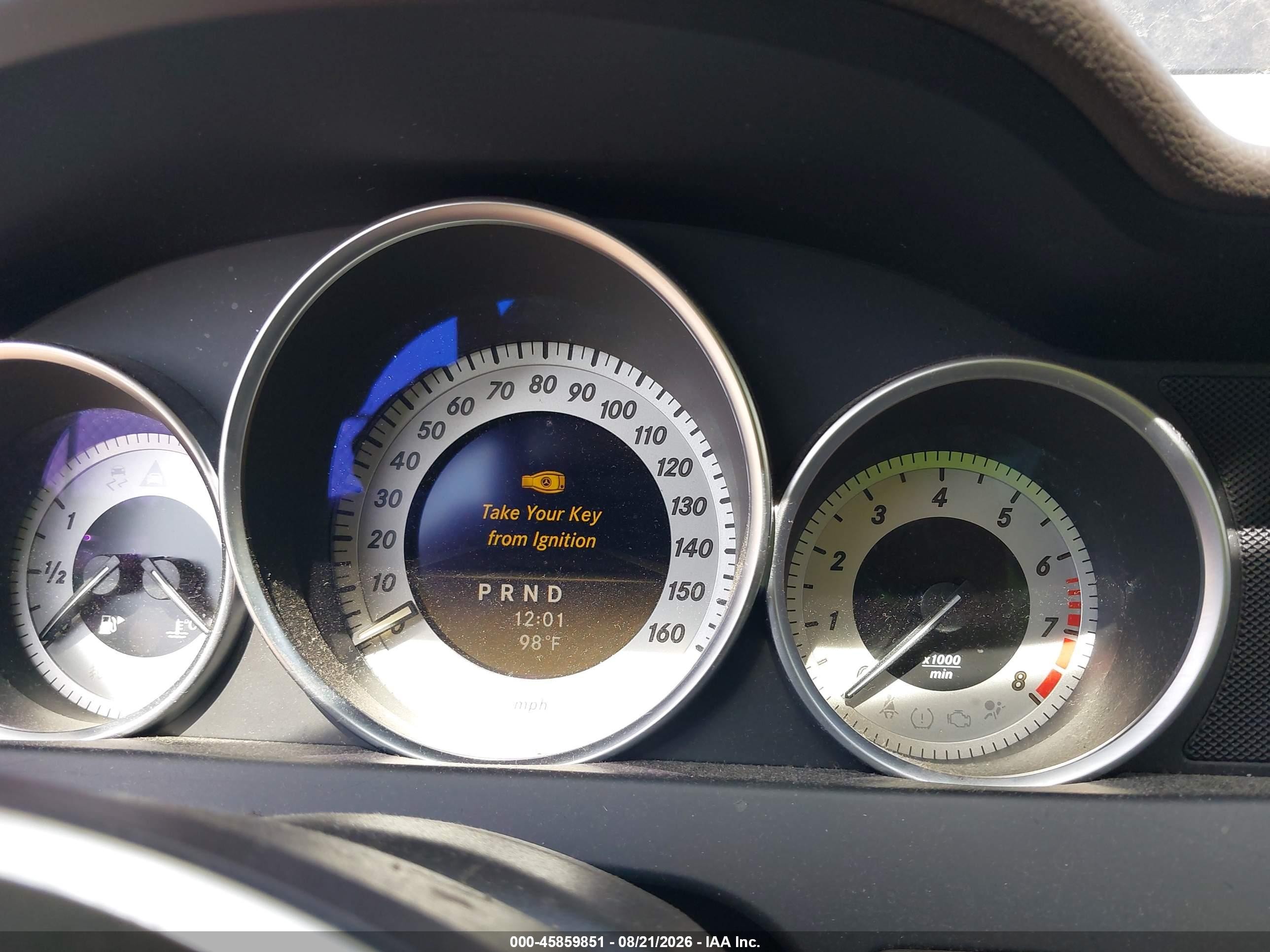2012 Mercedes-benz C 250   Black vin: WDDGJ4HB0CF903278