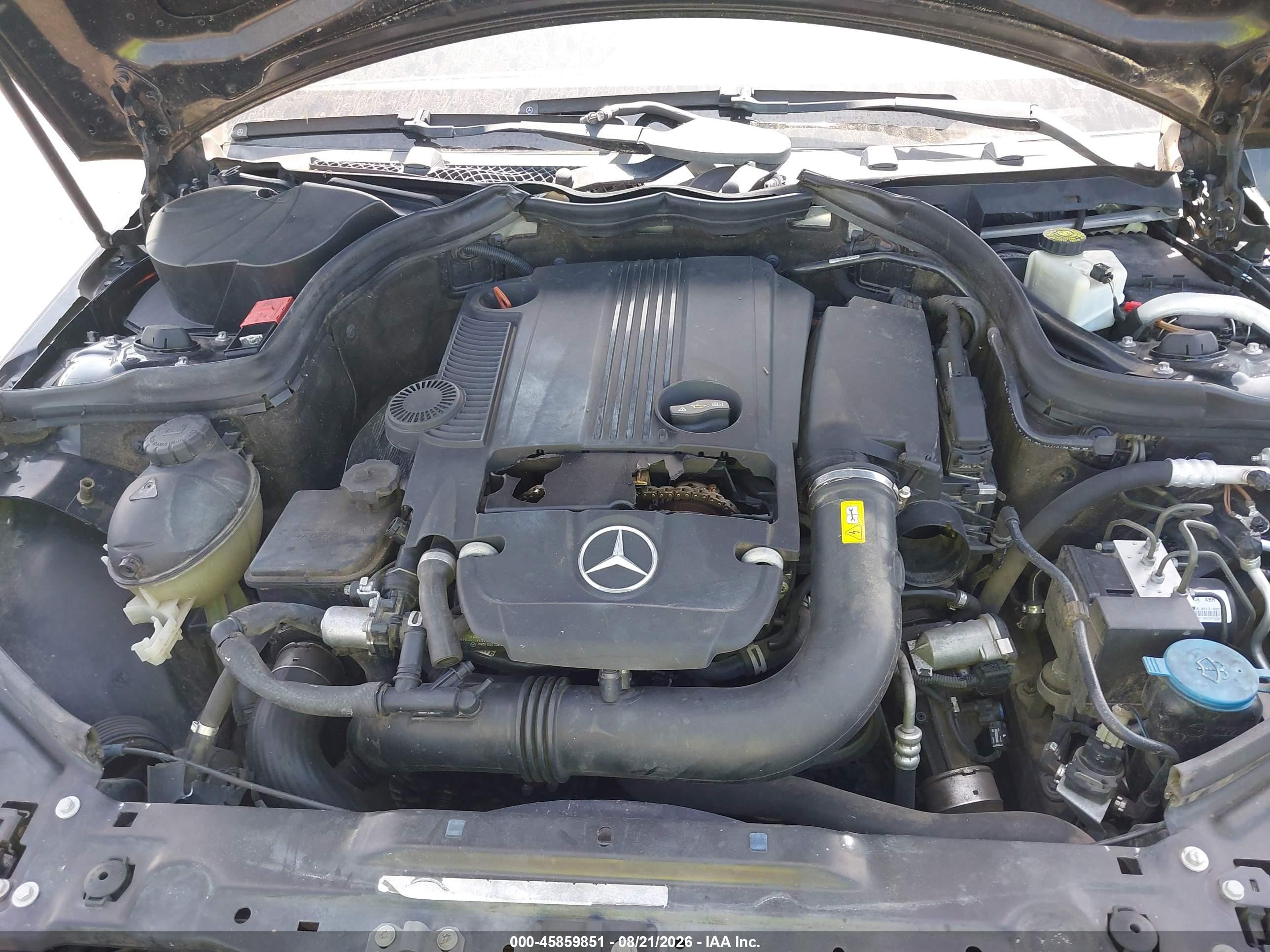 2012 Mercedes-benz C 250   Black vin: WDDGJ4HB0CF903278