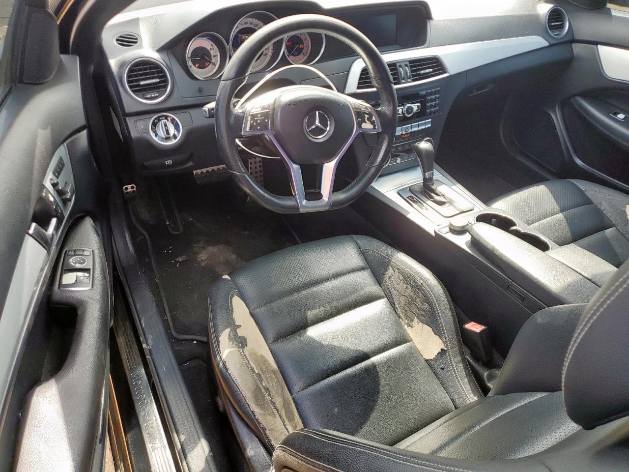 2013 Mercedes-benz C 250 Black vin: WDDGJ4HB0DG011298