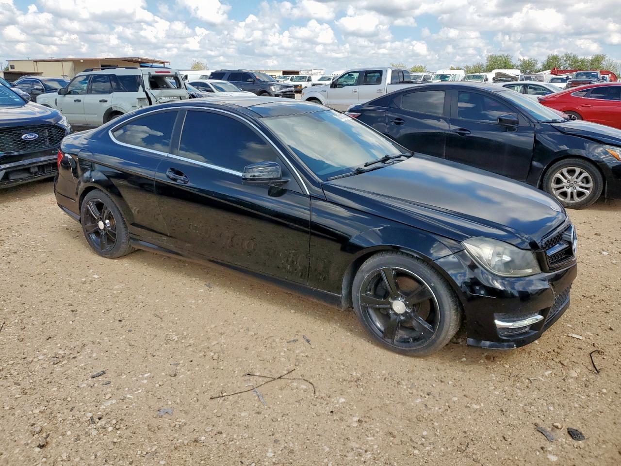 2013 Mercedes-benz C 250 Black vin: WDDGJ4HB0DG011298