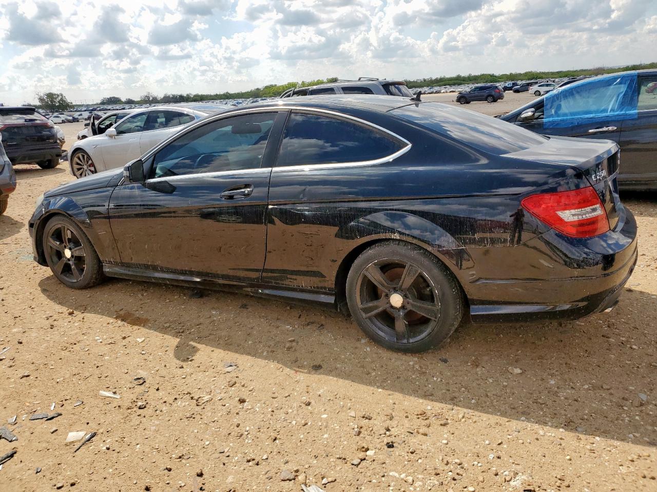 2013 Mercedes-benz C 250 Black vin: WDDGJ4HB0DG011298