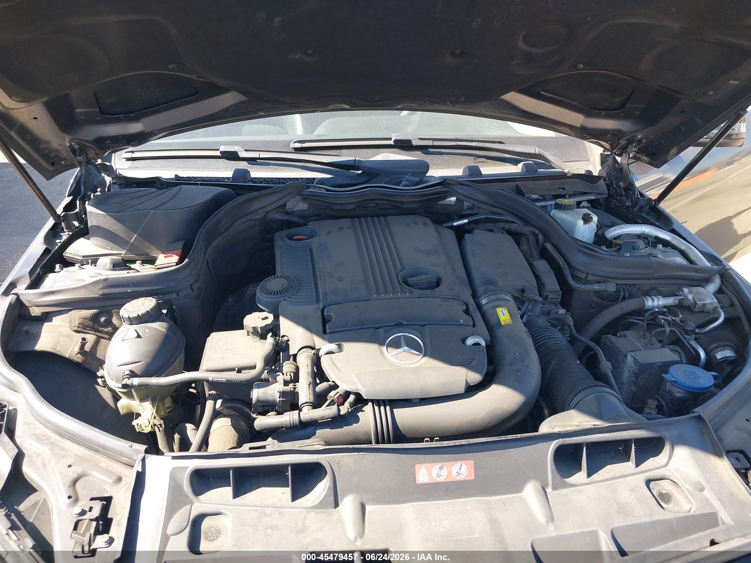 2014 Mercedes-benz C 250   Gray vin: WDDGJ4HB0EG280743