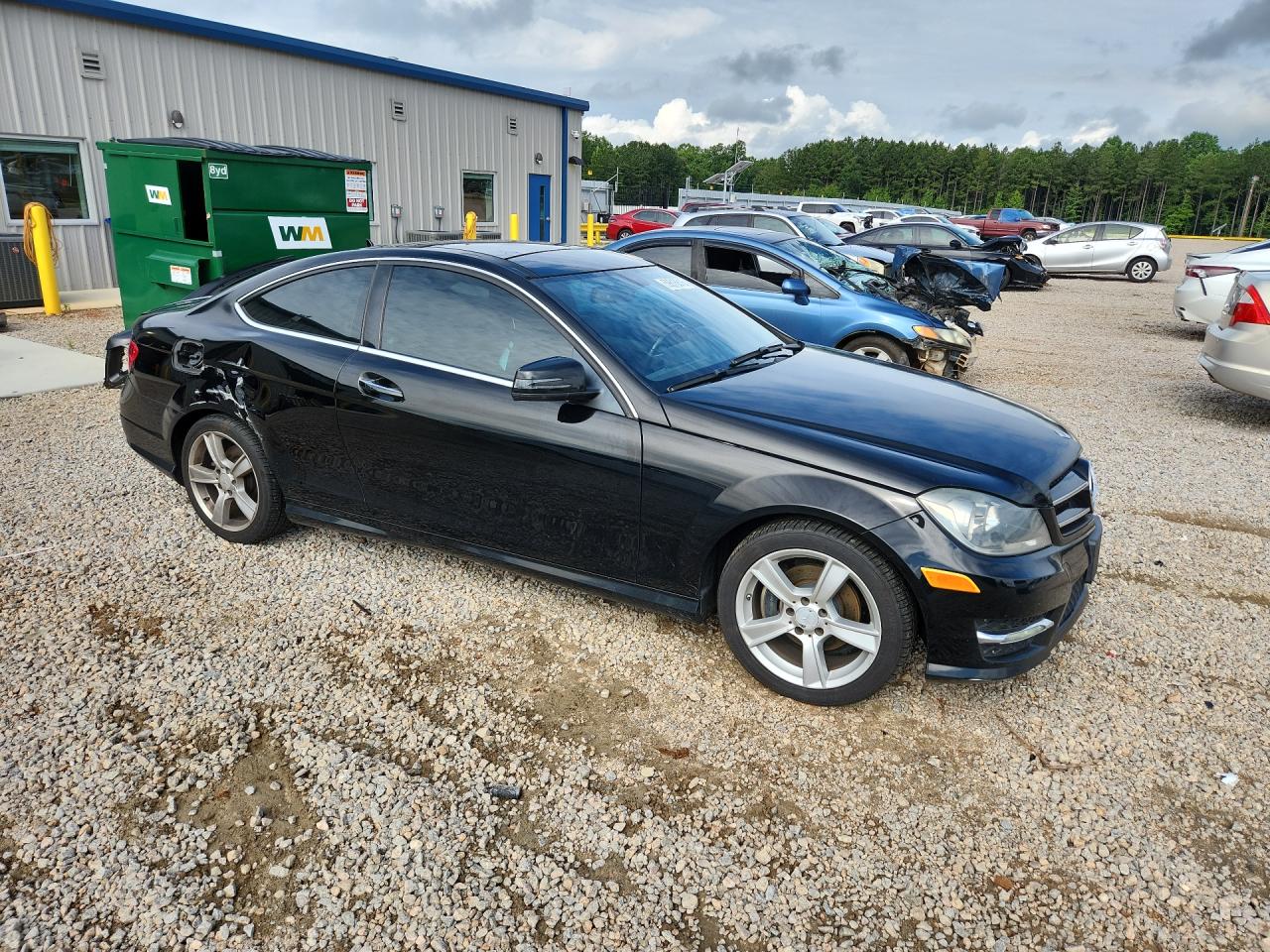 2014 Mercedes-benz C 250 Черный vin: WDDGJ4HB0EG287983
