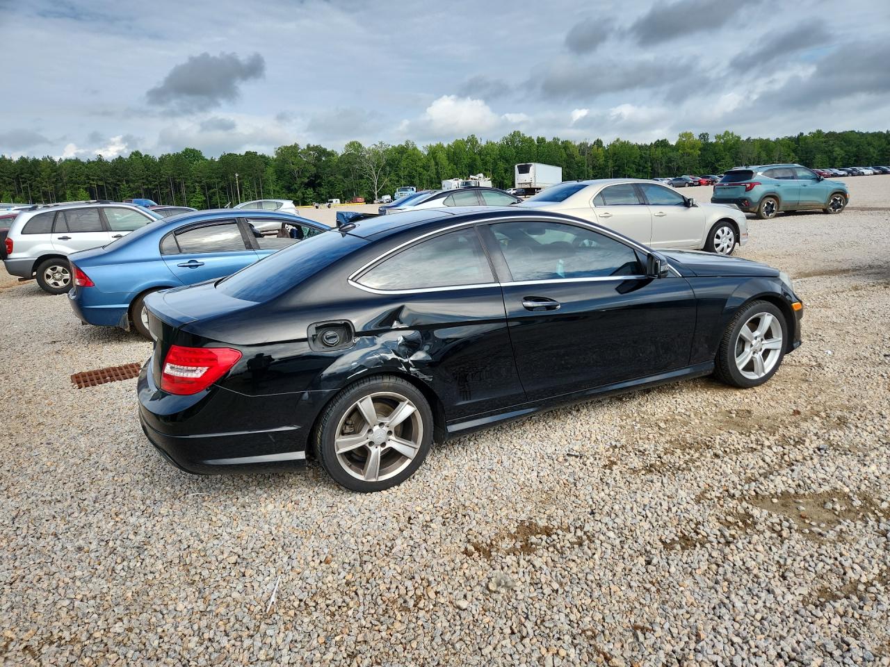 2014 Mercedes-benz C 250 Черный vin: WDDGJ4HB0EG287983