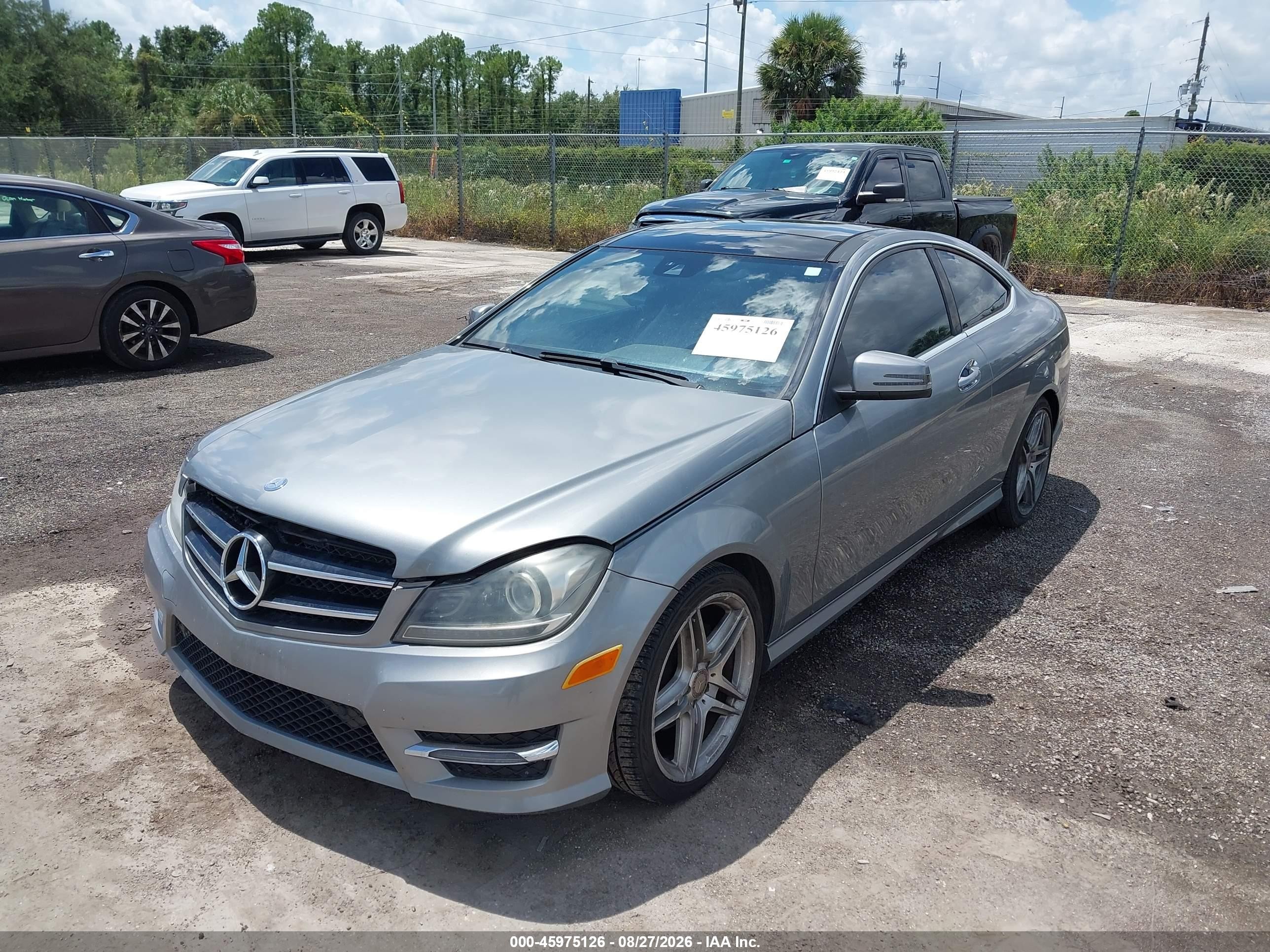 2015 Mercedes-benz C 250 Silver vin: WDDGJ4HB0FG374512