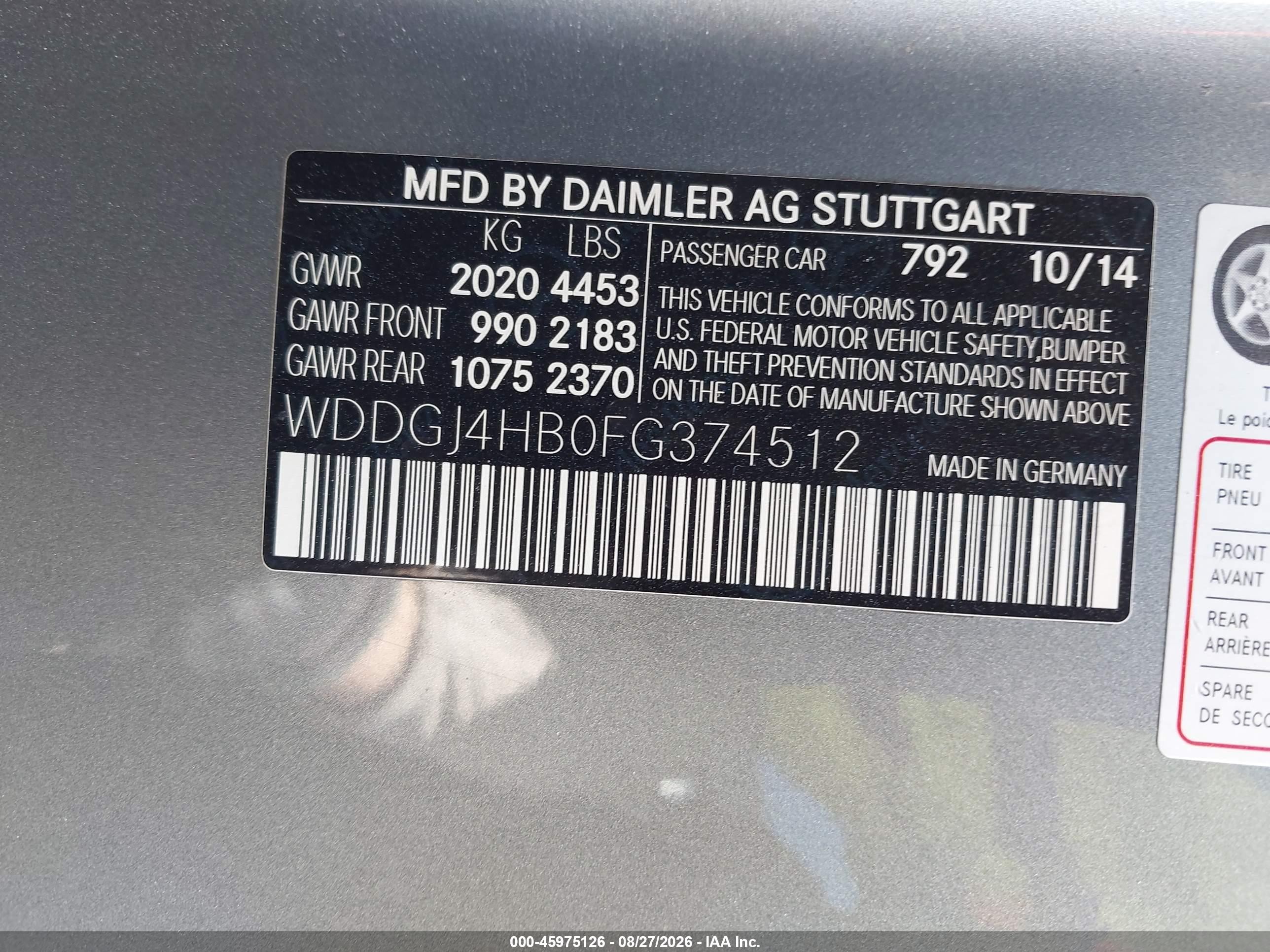 2015 Mercedes-benz C 250 Silver vin: WDDGJ4HB0FG374512
