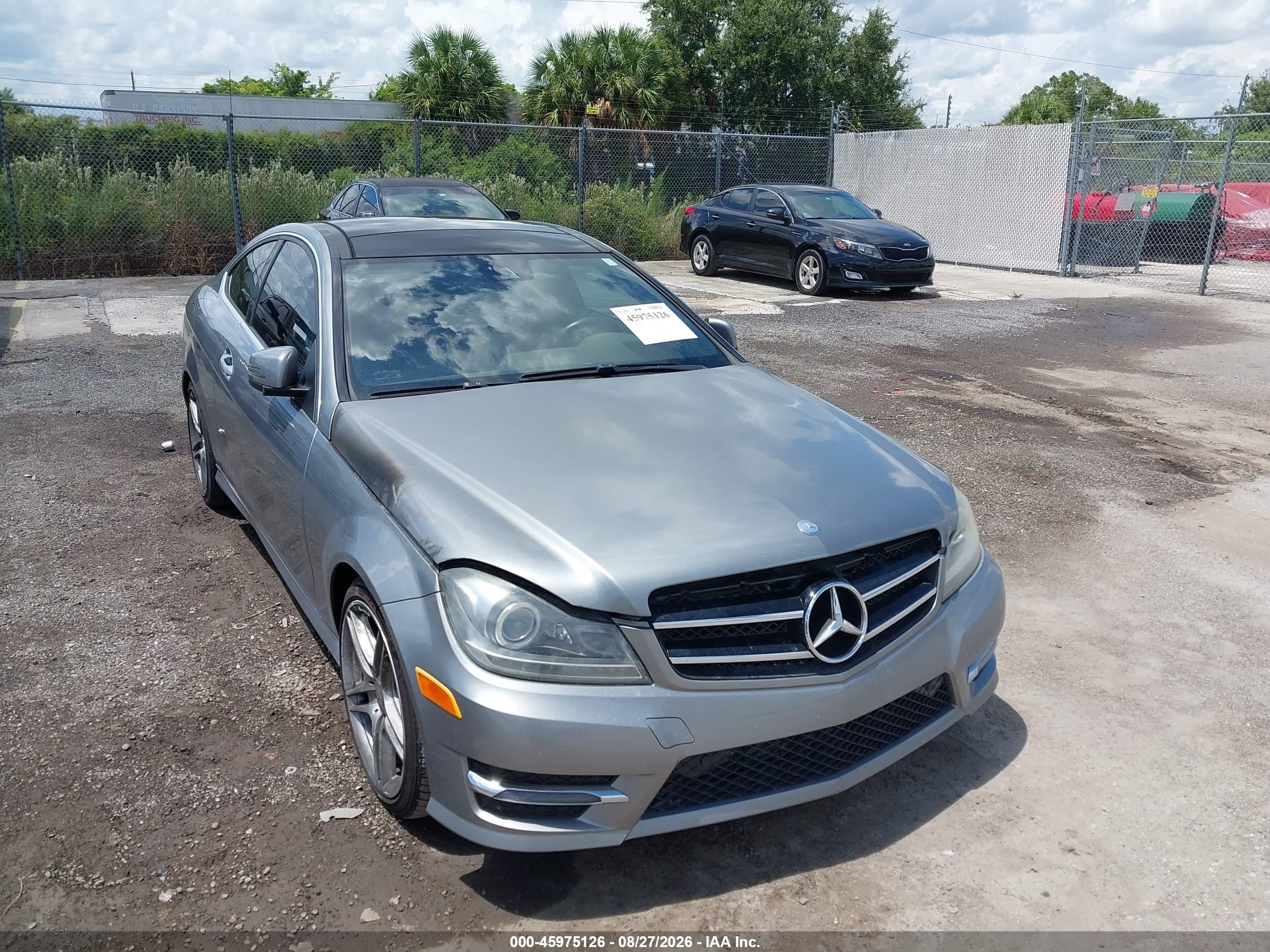 2015 Mercedes-benz C 250 Silver vin: WDDGJ4HB0FG374512