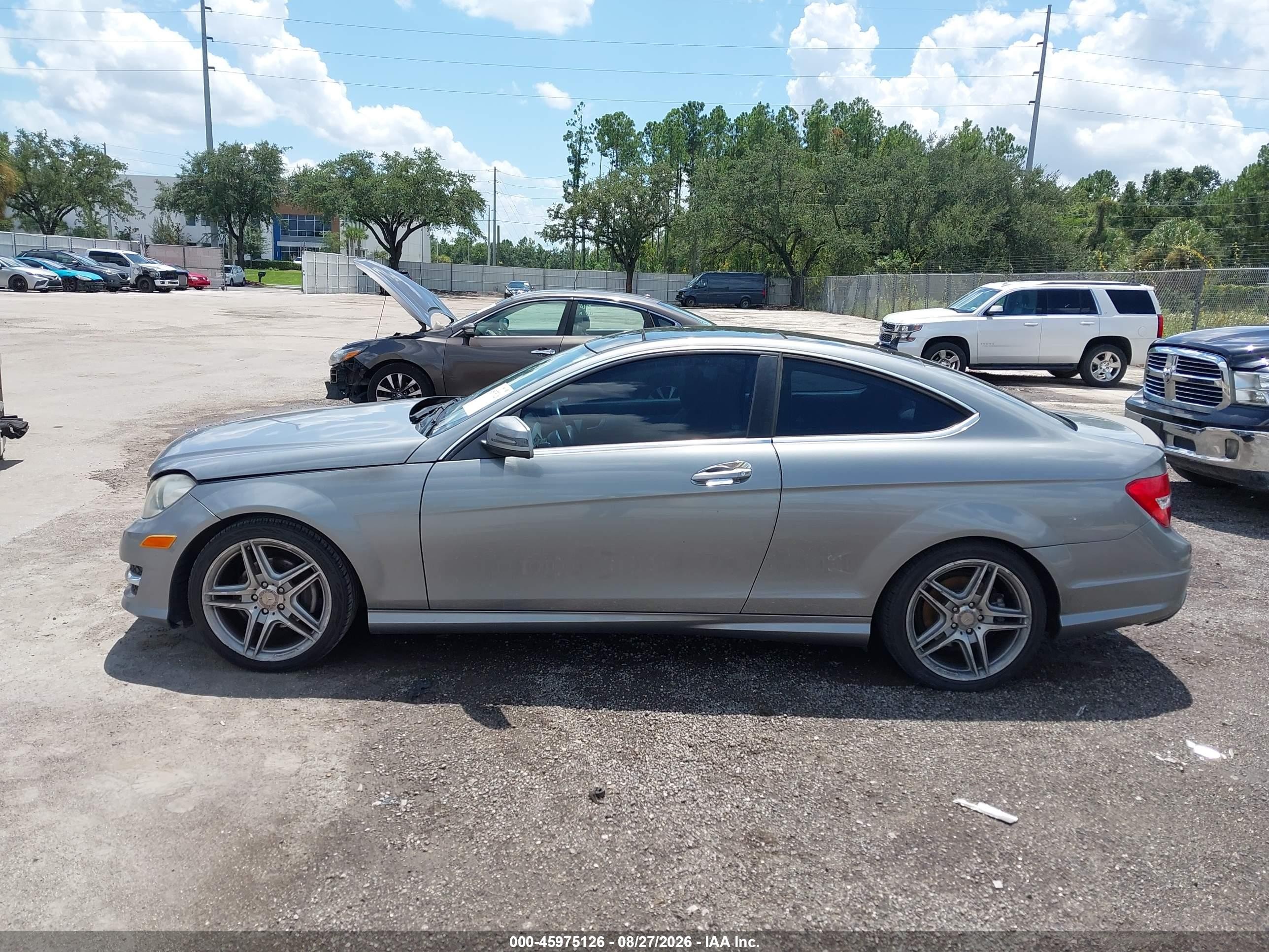 2015 Mercedes-benz C 250 Silver vin: WDDGJ4HB0FG374512
