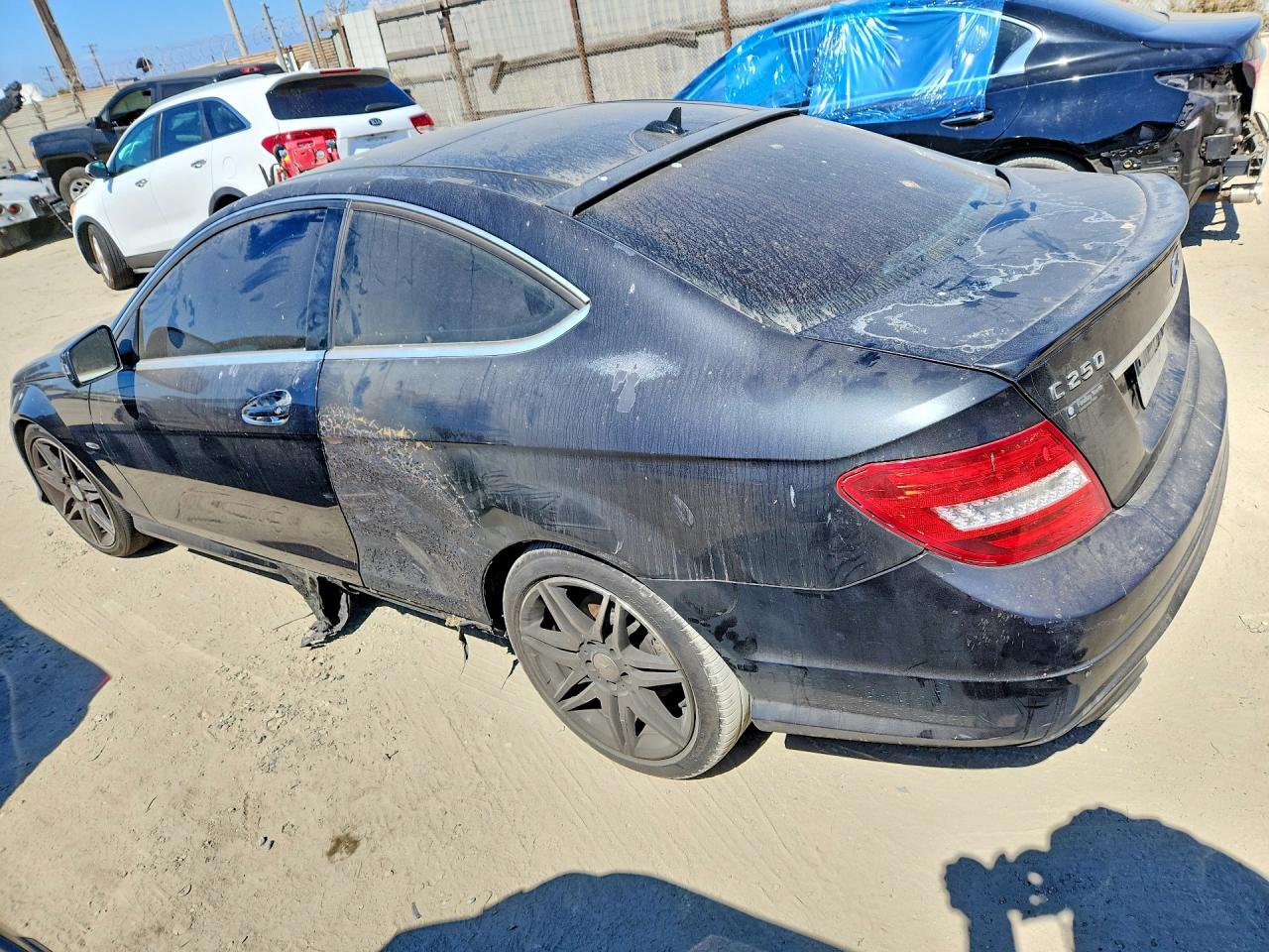 2014 Mercedes-benz C 250 Gray vin: WDDGJ4HB1EG269783