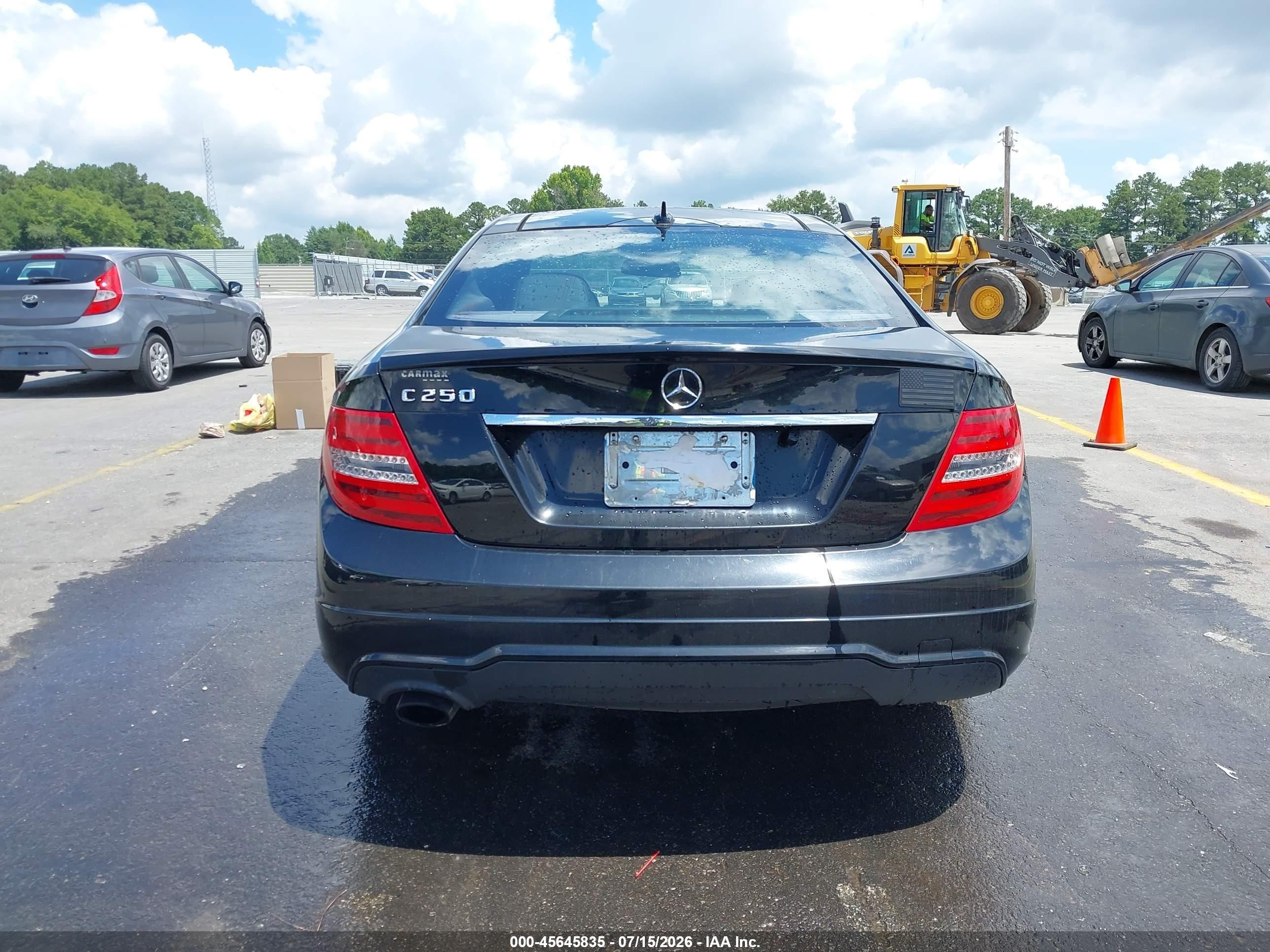 2015 Mercedes-benz C 250   Black vin: WDDGJ4HB1FG392131