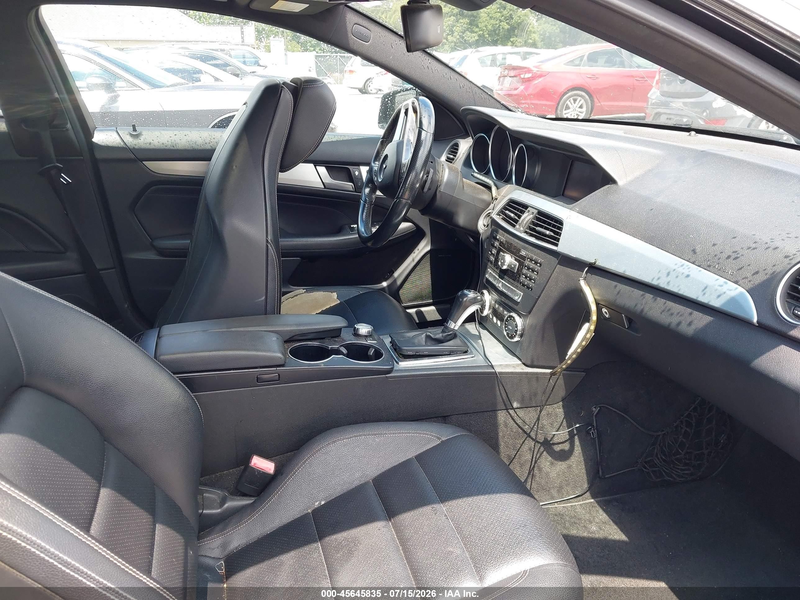 2015 Mercedes-benz C 250   Black vin: WDDGJ4HB1FG392131
