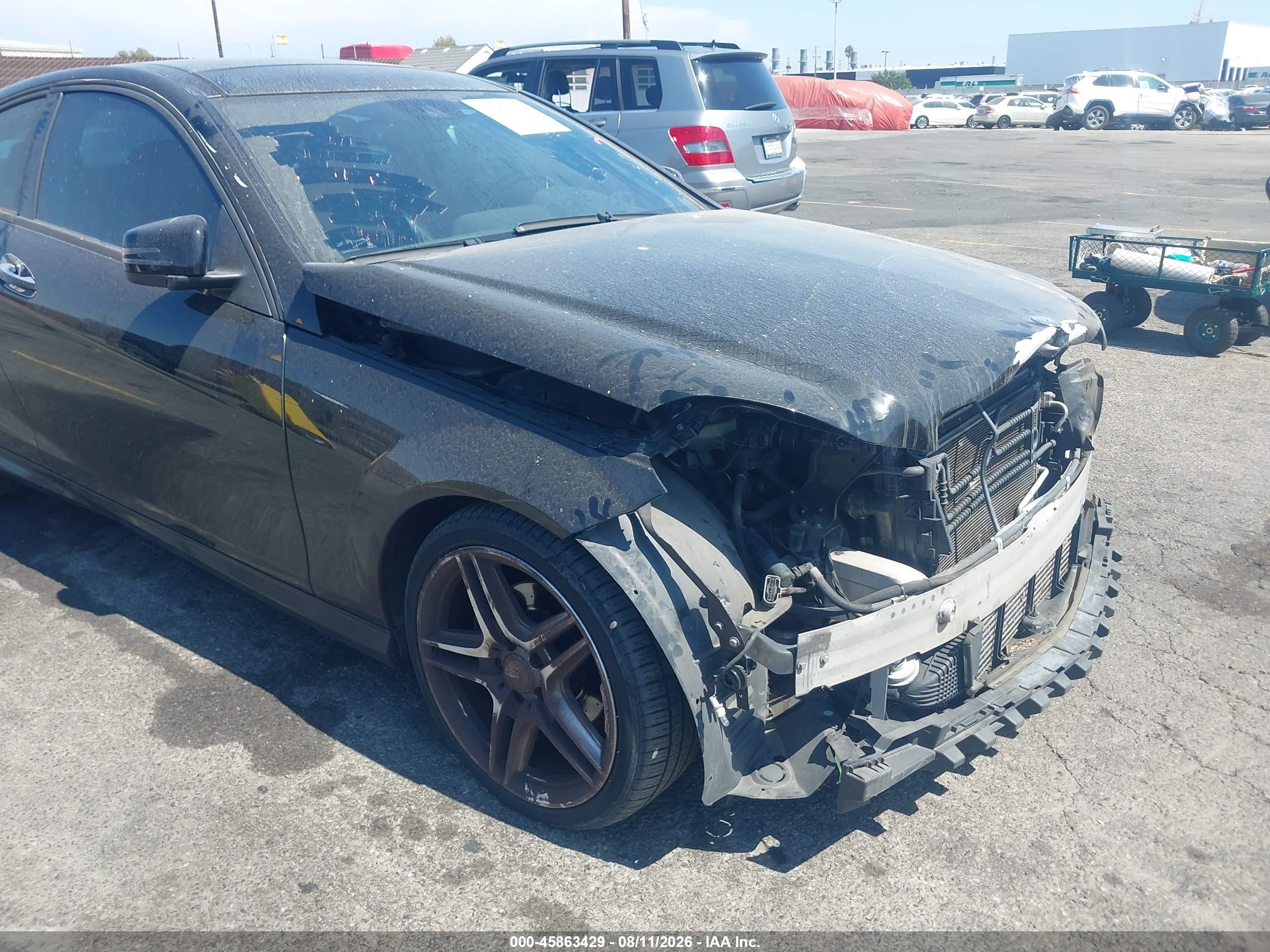 2013 Mercedes-benz C 250   Black vin: WDDGJ4HB2DG099447