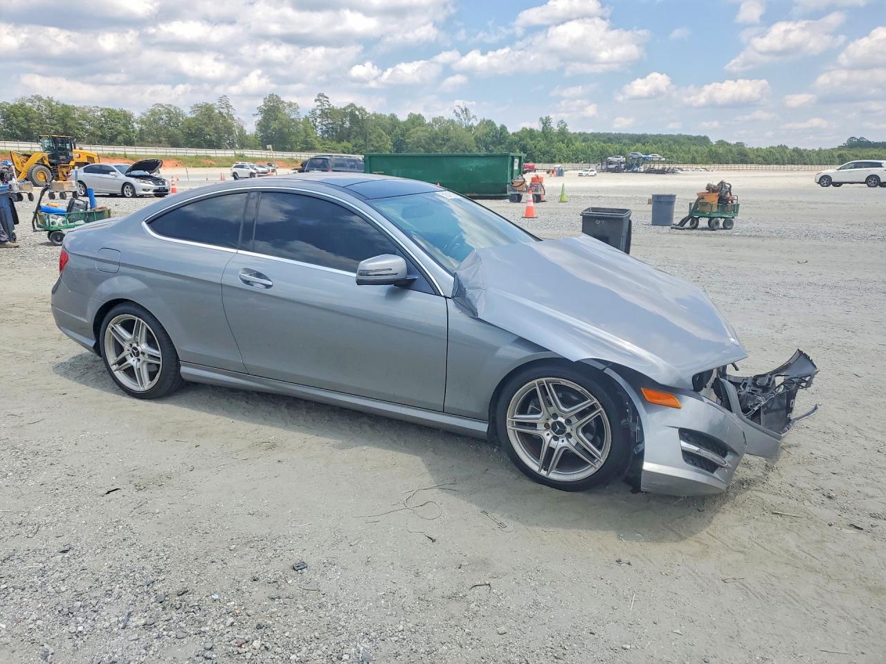 2014 Mercedes-benz C 250 Gray vin: WDDGJ4HB2EG282090