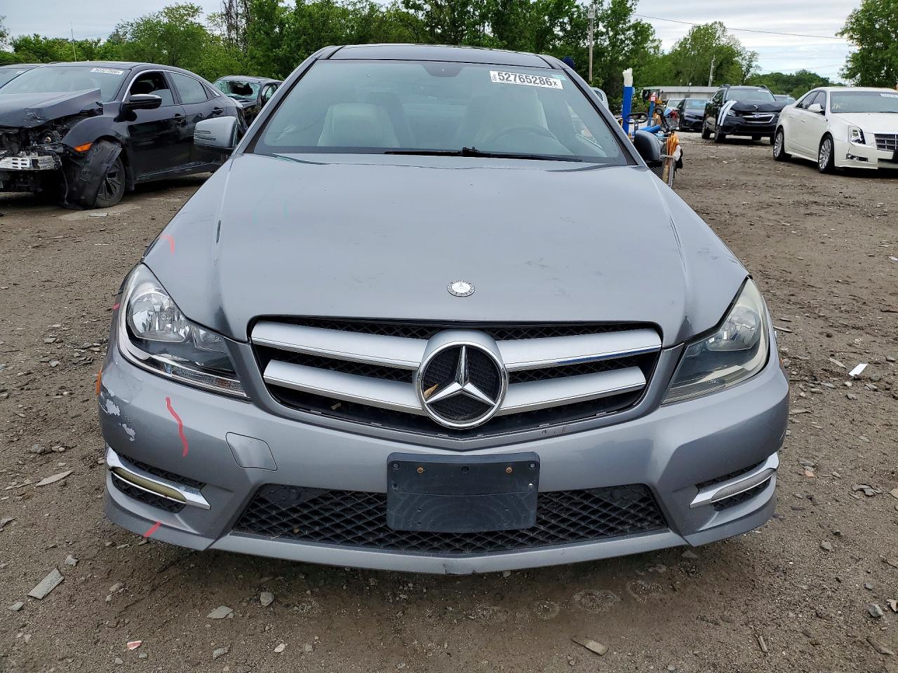 2013 Mercedes-benz C 250 Gray vin: WDDGJ4HB3DF998954