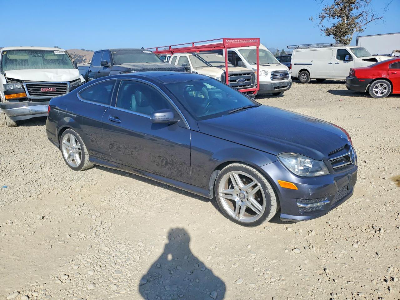 2014 Mercedes-benz C 250 Угольный vin: WDDGJ4HB3EG274418