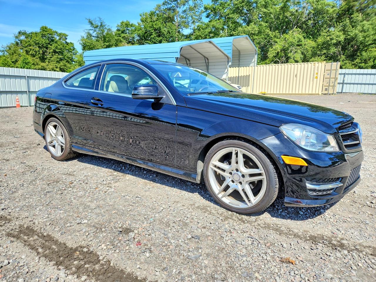 2015 Mercedes-benz C 250 Black vin: WDDGJ4HB3FG431561