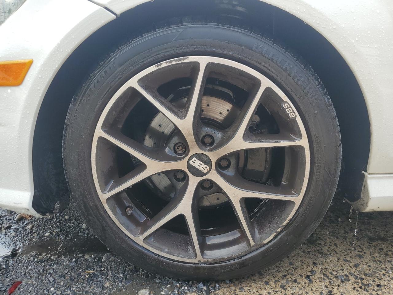 2012 Mercedes-benz C 250 White vin: WDDGJ4HB4CF856501 Damage: Left Front Wheel, Curb Rash, 9 To 10 Inches