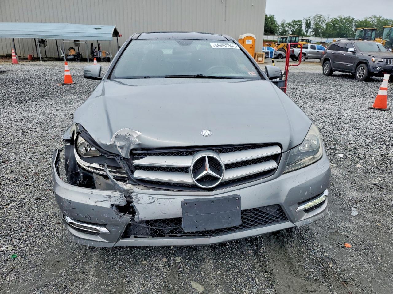 2013 Mercedes-benz C 250 Silver vin: WDDGJ4HB5DG069830