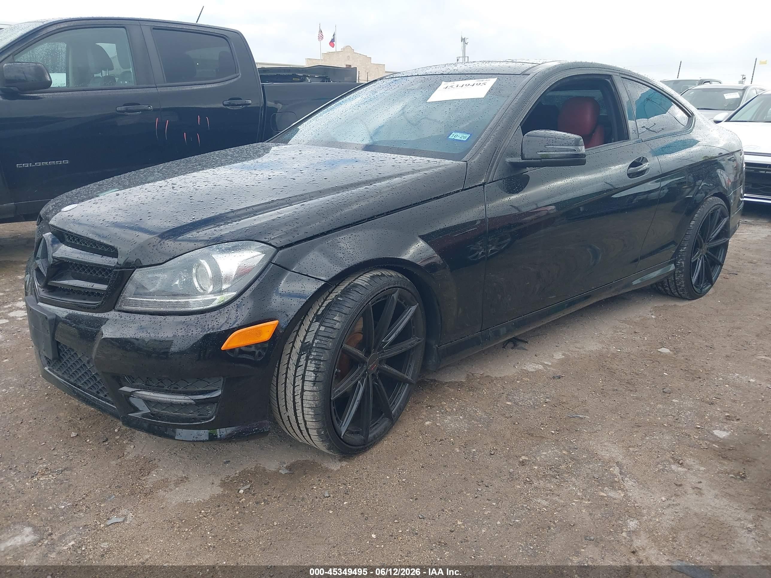 2014 Mercedes-benz C 250   Black vin: WDDGJ4HB5EG280074