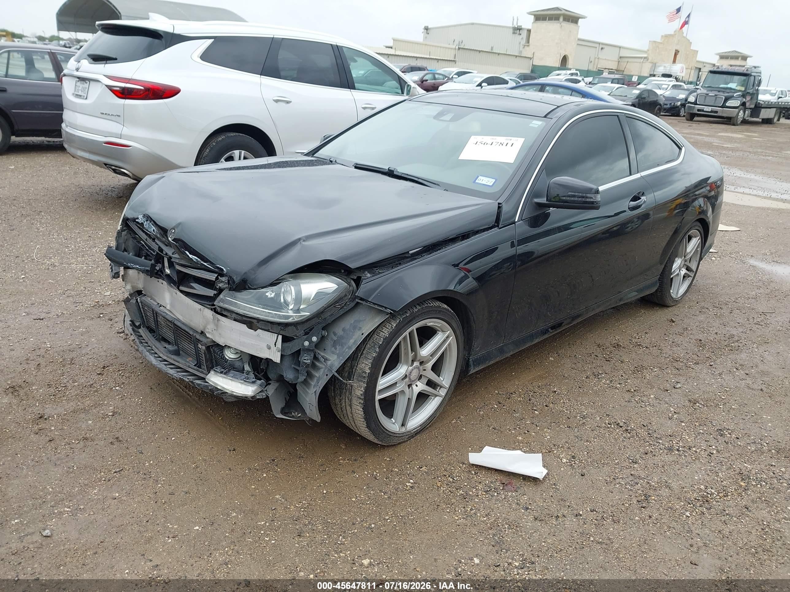 2015 Mercedes-benz C 250   Black vin: WDDGJ4HB5FG369242