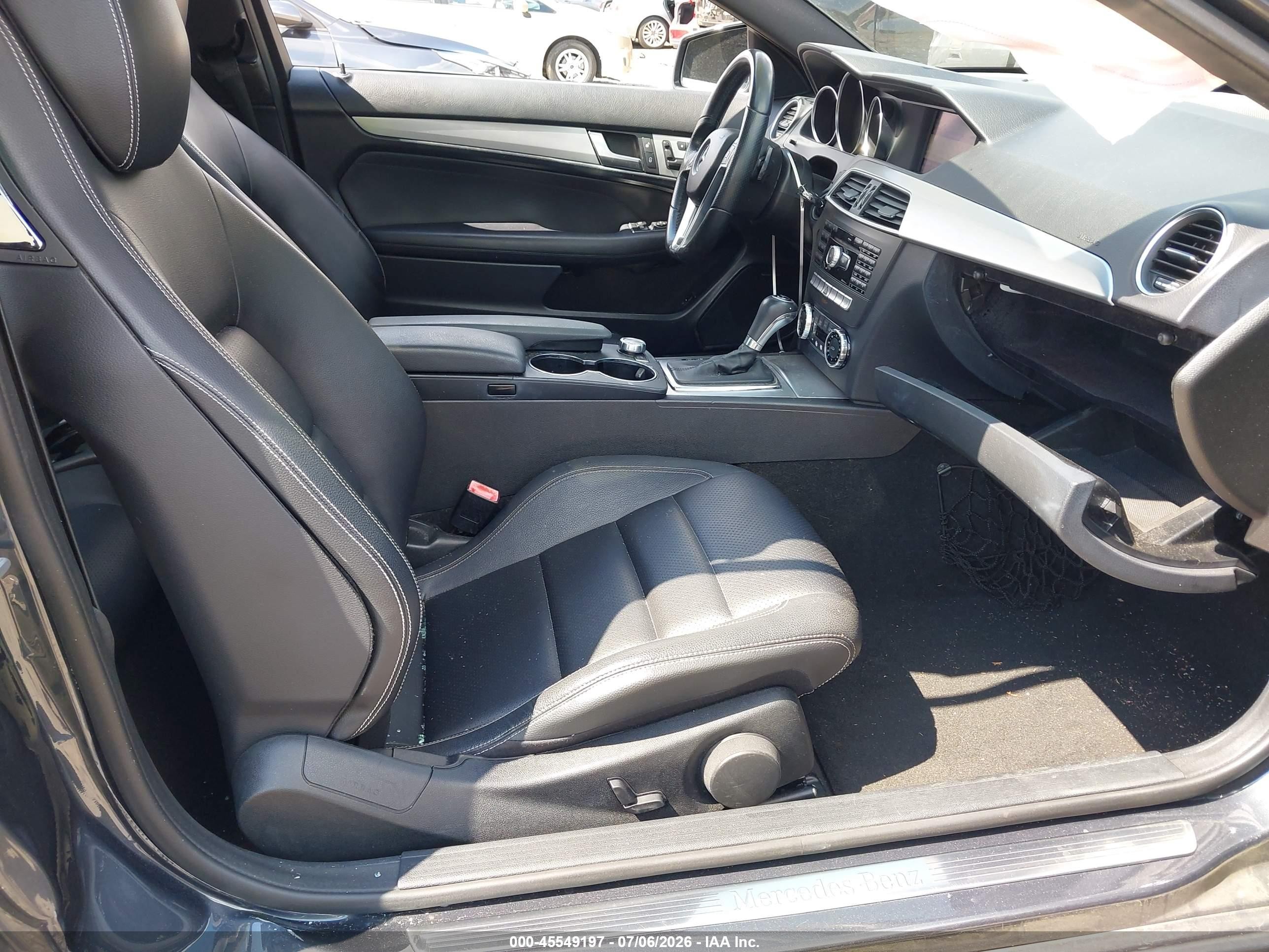 2012 Mercedes-benz C 250   Gray vin: WDDGJ4HB6CF763267