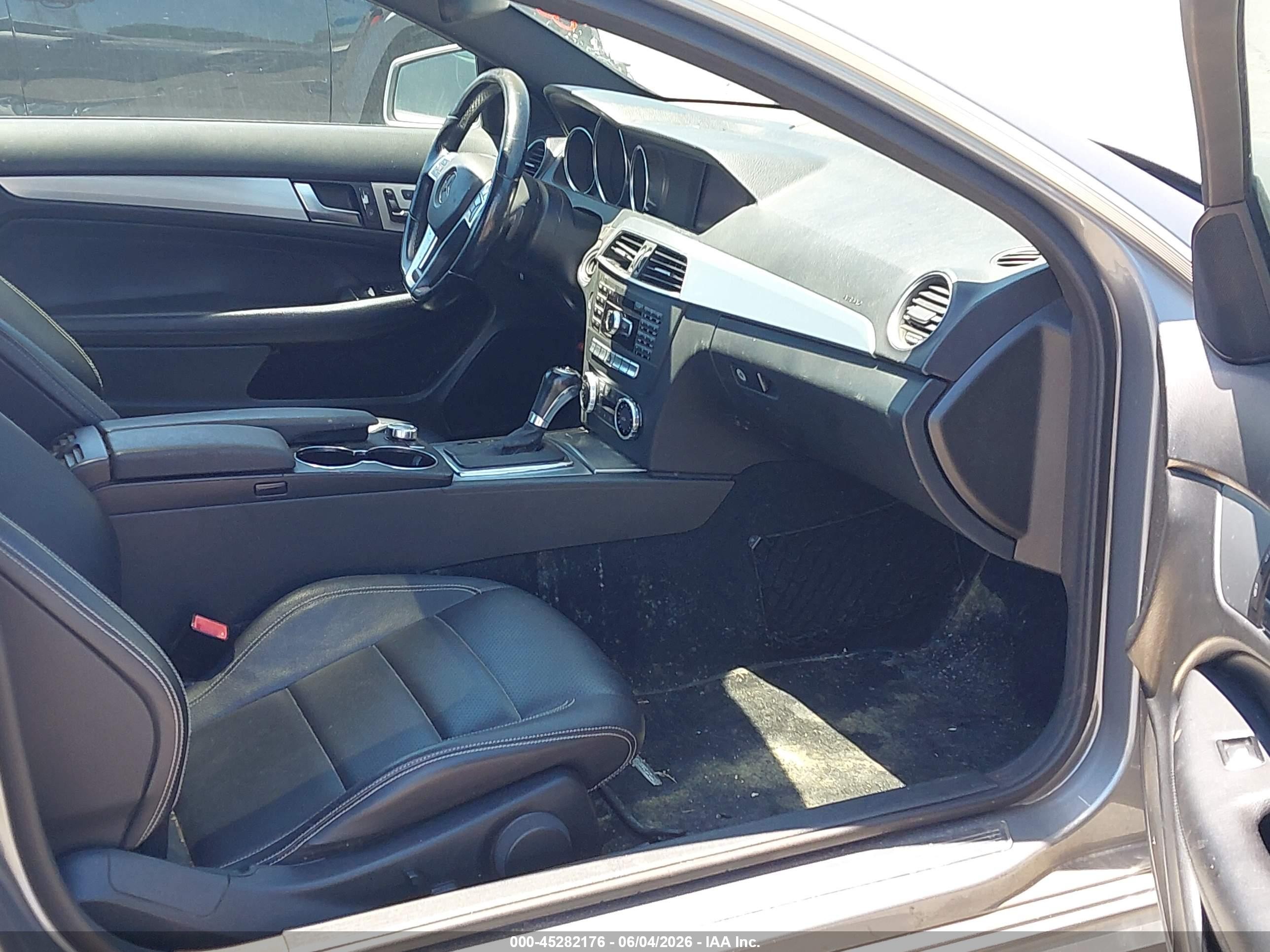 2012 Mercedes-benz C 250   Gray vin: WDDGJ4HB6CF802861