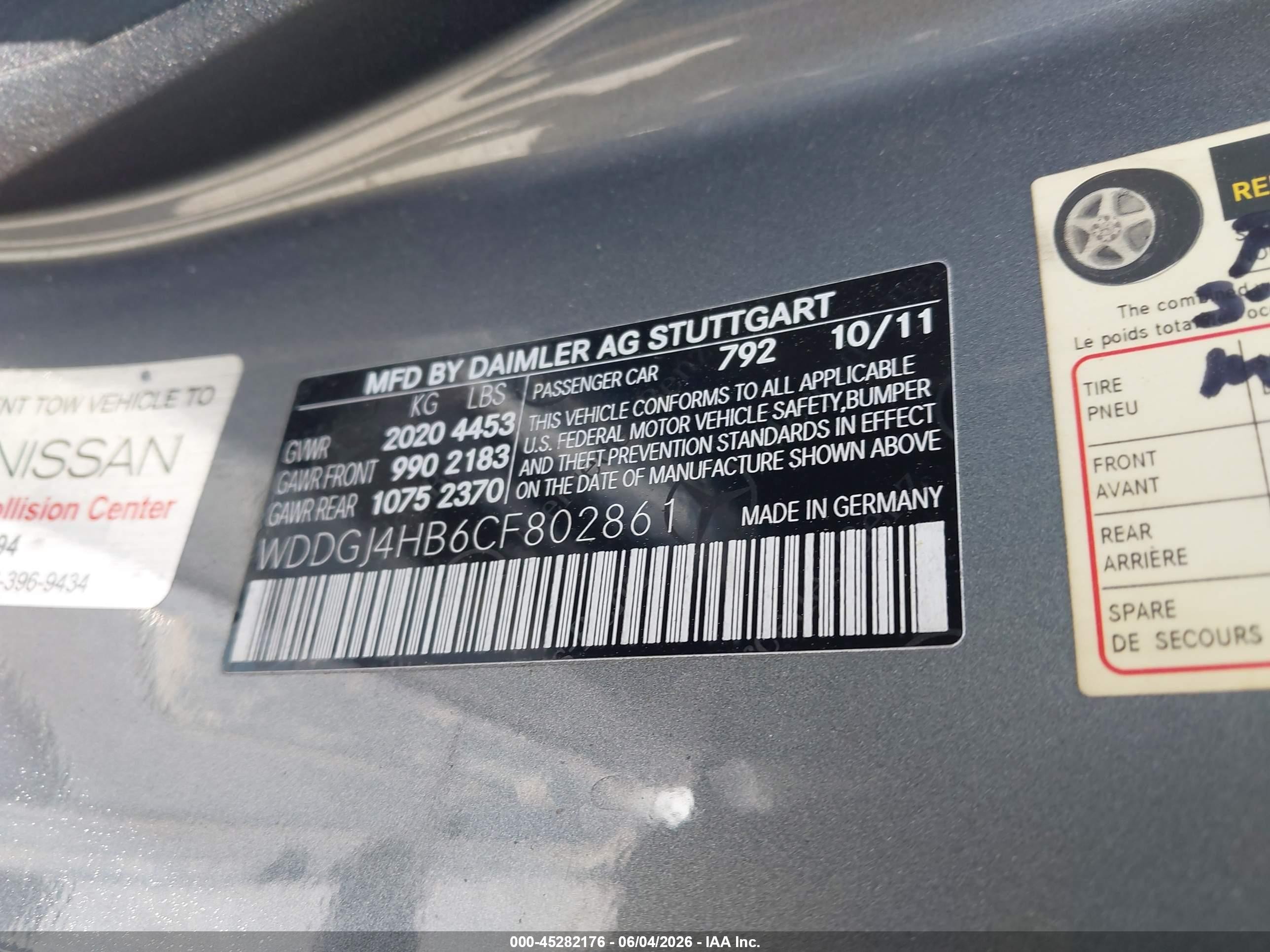 2012 Mercedes-benz C 250   Gray vin: WDDGJ4HB6CF802861